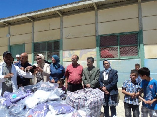 تازة:مدرسة الأدارسة تنظم حملة تضامنية لفائدة تلامذة م/م تلاجدوت