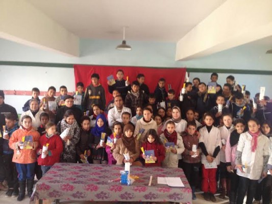 تازة : حملة التحسيسية لفرع الجمعية المغربية لوقاية الفم و الأسنان بمدرسة الأرز