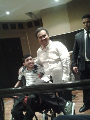 أمين نولي: وأخيرا تحقق حلمي بلقاء محمد عبده