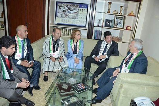 حزب الأصالة والمعاصرة يقوم بزيارة تضامنية إلى غزة