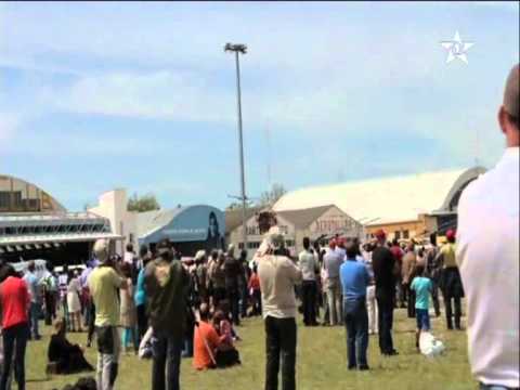 لحظة تحطم طائرة إسبانية