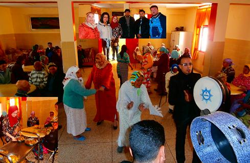 تازة: جمعية نساء و شباب بلادي و الجمعية المغربية للإدماج و التنمية في زيارة المسنين