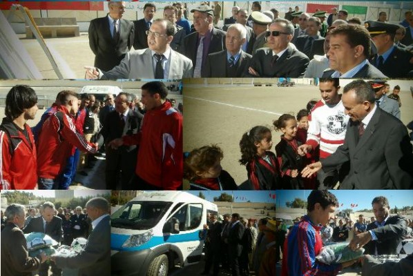 أكنول: و أخيرا للمدينة معلب رياضي في مستوى طموح شباب المدينة