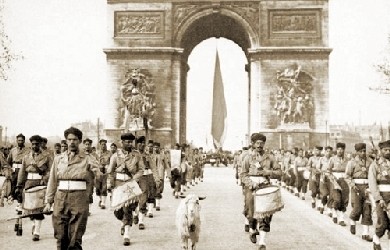 حفل تكريم بباريس لقدماء المحاربين المغاربيين الذي ضحوا بحياتهم من أجل فرنسا