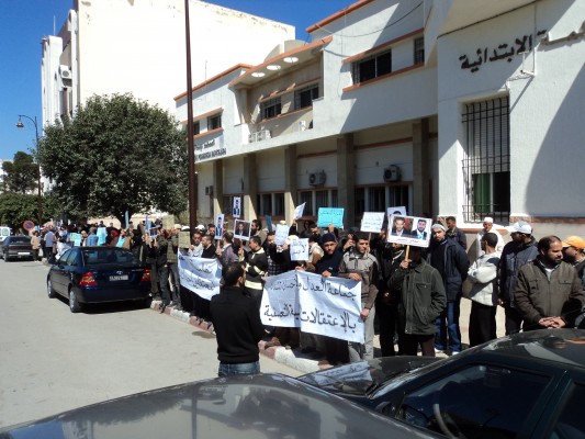 تازة: تأجيل محاكمة معتقلي العدل و الإحسان إلى جلسة 9 مارس و قشمار يعلن بدء الإضراب عن الطعام
