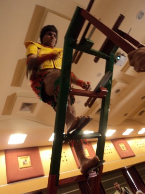 تازة: البطل العالمي دلاس يصاب بجروح إثر عرض خطير