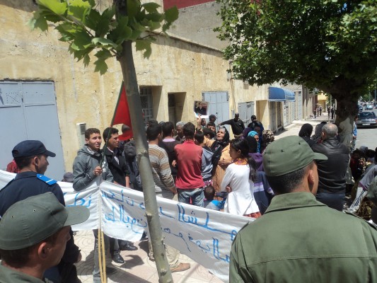 تازة: احتجاج سكان دوار الشلوح لتفعيل برنامج مدن بدون صفيح