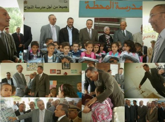 تازة: فتال يعطي انطلاقة الموسم الدراسي ..و توزيع 73539 محفظة و52260 وجبة إطعام مدرسي