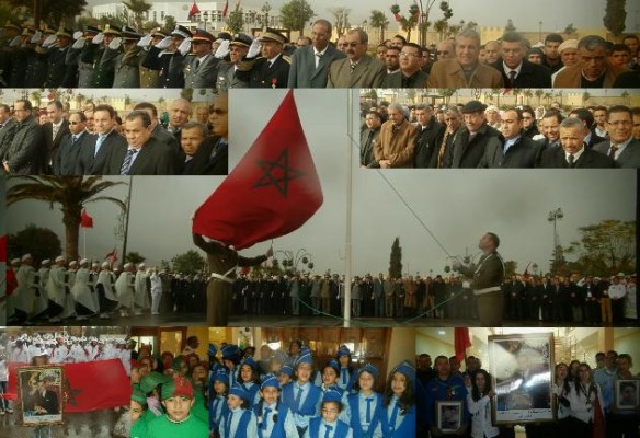 تازة: تحية العلم بمناسبة عيد الاستقلال و عودة الدفء بين الحركة و الأصالة