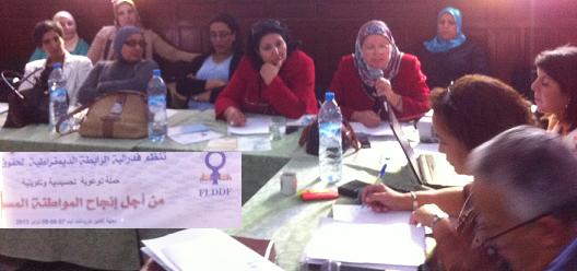 إحداث شبكة نساء متضامنات من أجل تعزيز المشاركة السياسية والريادية للنساء بمنطقة سوس ماسة