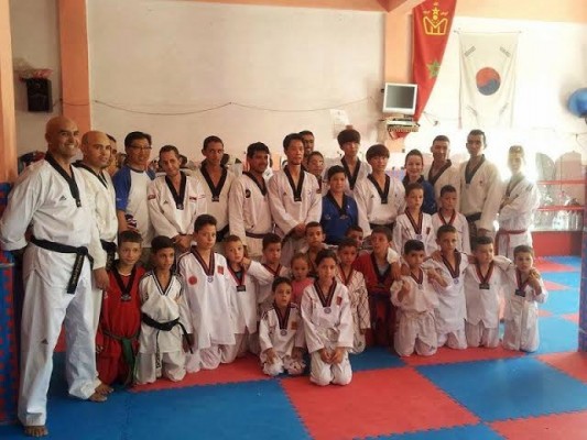 واد أمليل…فريق رياضي كوري في ضيافة جمعية أبطال واد أمليل للتيكواندو