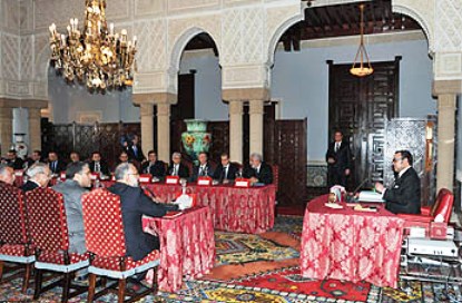 جلالة الملك يترأس جلسة عمل خصصت لتدارس إشكالية الهجرة