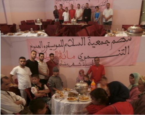 تازة: جمعية السلام ..تنظم مأدبة إفطار رمضانية يومية للمحتاجين و عابري السبيل