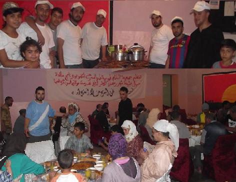 تازة: جمعية السلام للموسيقى توزع حوالي 2000 وجبة فطور للمحتاجين طيلة شهر رمضان