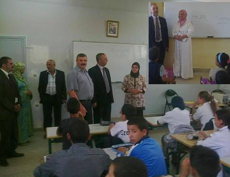 تازة: النائب الإقليمي لوزارة التربية الوطنية يطلع على وضعية الدراسة بمؤسستين تعليميتين ببلدية تاهلة