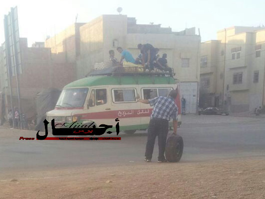 جرسيف : طريق الصباب ركاب كالخرفان .. سائقون يلعبون بأرواح البشر .. ومسؤولون في دار غفلون ..