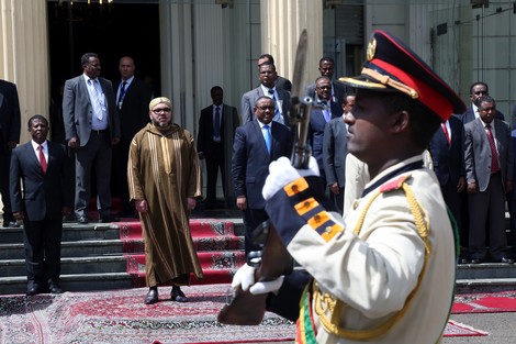 جلالة الملك والرئيس الإثيوبي يترأسان حفل التوقيع على سبع اتفاقيات ثنائية